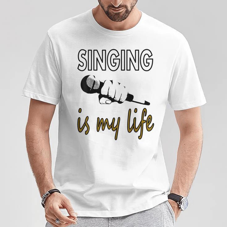 Cantante Cantante De Música Músico De Cantante Idea De Regalo Camiseta unisex Regalos divertidos