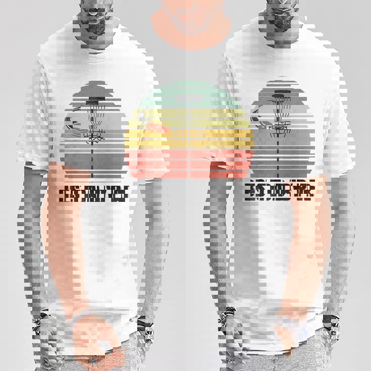 Disc Golf Shirts Men Best Dad By Par Flying Disc Golf T-Shirt Unique Gifts