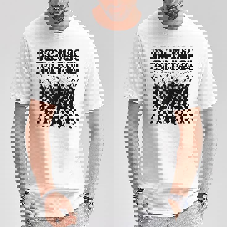 Disco Music It's In Myoul ヴィンテージ 70年代 ダンシング レトロダンス Tシャツ 面白い贈り物