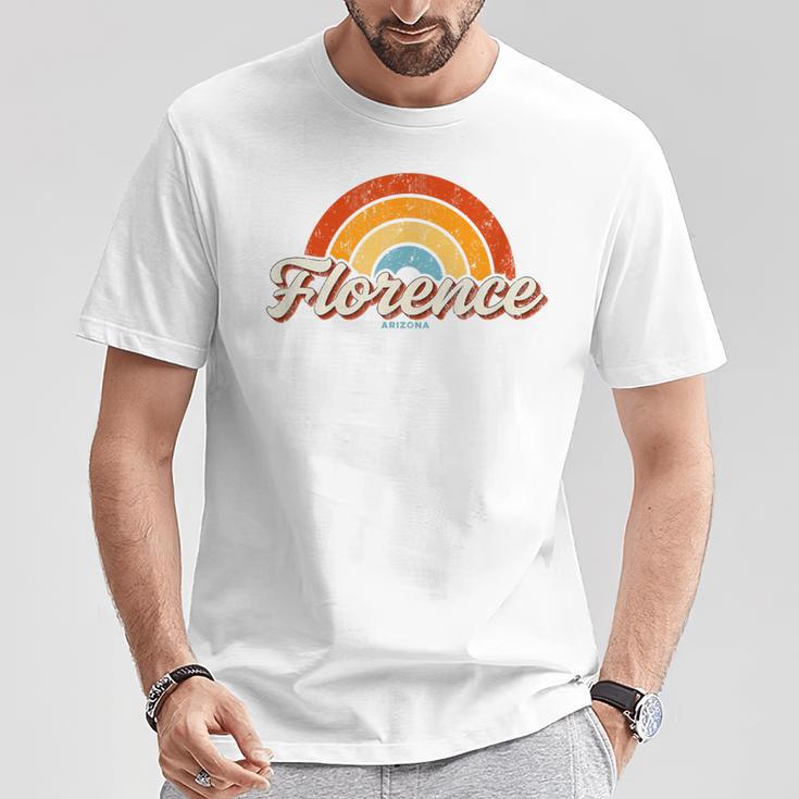 Florence Arizona Azintage Rainbow Rétro Années 70 T-Shirt Cadeaux drôles