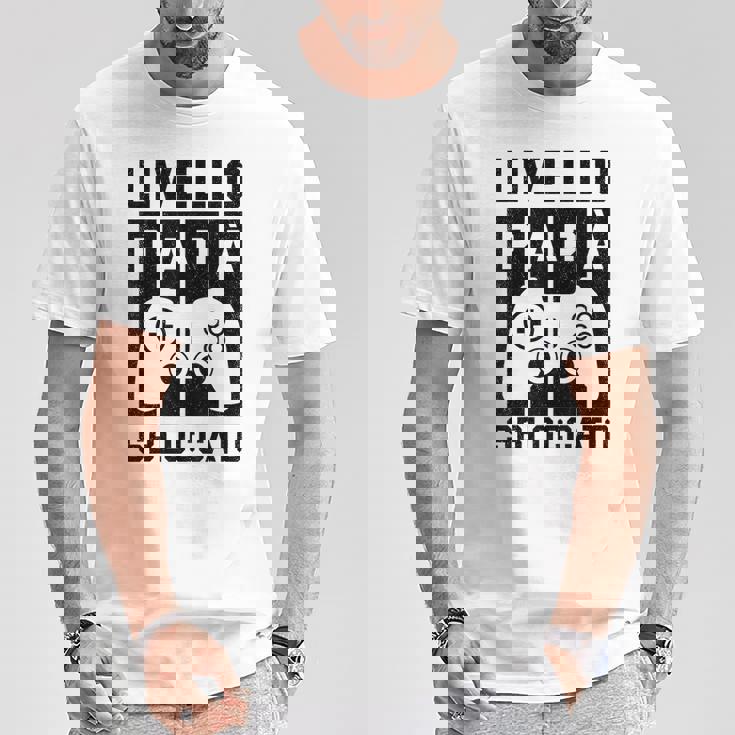 Gaming Livello Papablocatto Regalo Gamer Esta Del Papà Maglietta Regalos divertidos