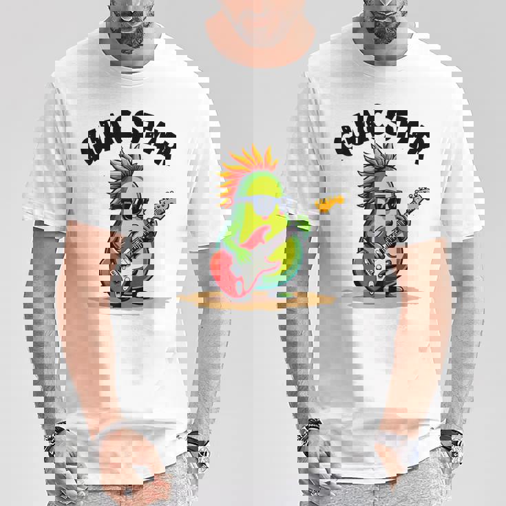 Guactar 面白い アボカド愛好家 食べ物 駄洒落プリント メンズ レディース キッズ Tシャツ 面白い贈り物