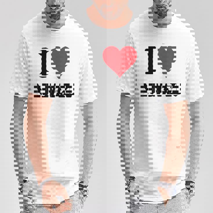 I Heart 沼津ジャパンラブ 日本土産 Tシャツ 面白い贈り物