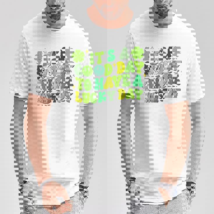 It's A Good Day To Have Luckyt Patrick Day シャムロック アイリッシュ Tシャツ 面白い贈り物