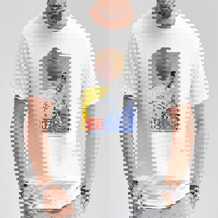 Life Picture Collection スポーツ（２） カリーム アブドュル ジャバー ／ バスケットボール Tシャツ 面白い贈り物