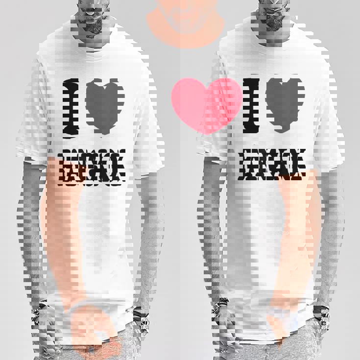 I Love Bangkok バンコクが大好き Tシャツ 面白い贈り物