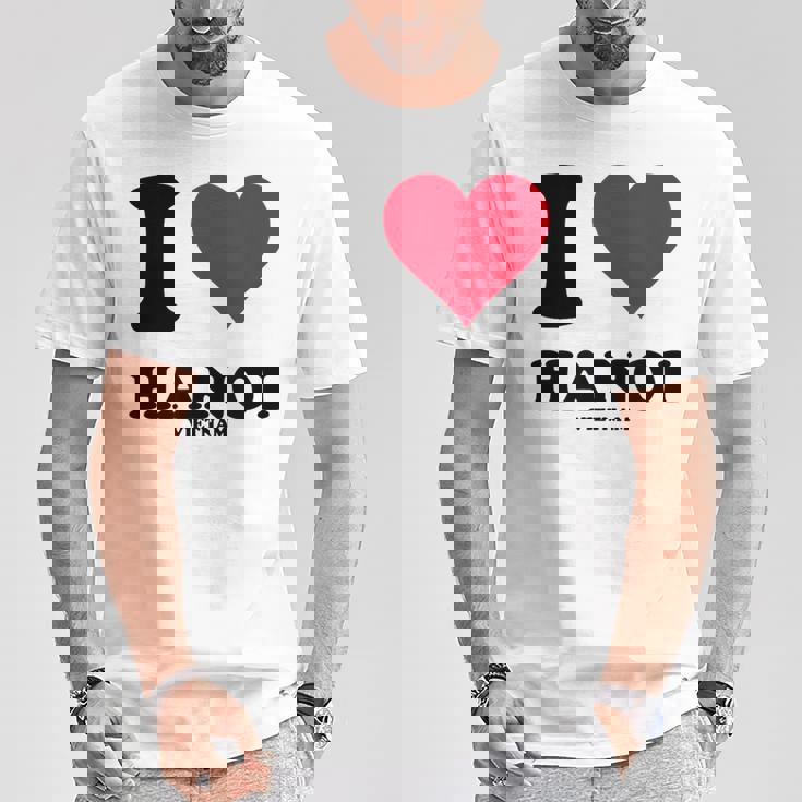 I Love Hanoi Tシャツ 面白い贈り物