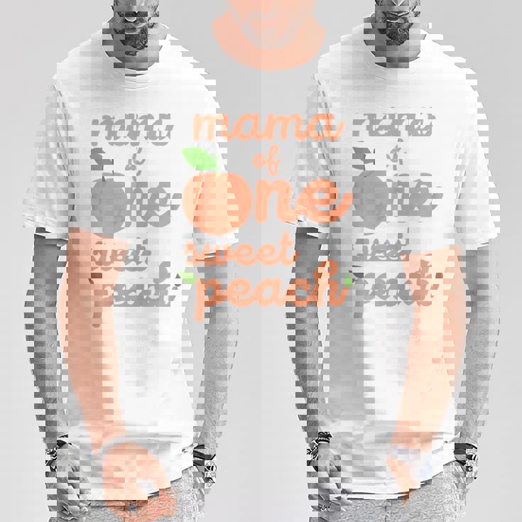 Mama Mom First Birthday One Sweet Peach Bday Family Matching T-Shirt Personalized Gifts Mama Mom First Birthday One Sweet Peach Bday Family Matching T-Shirt Personalized Gifts