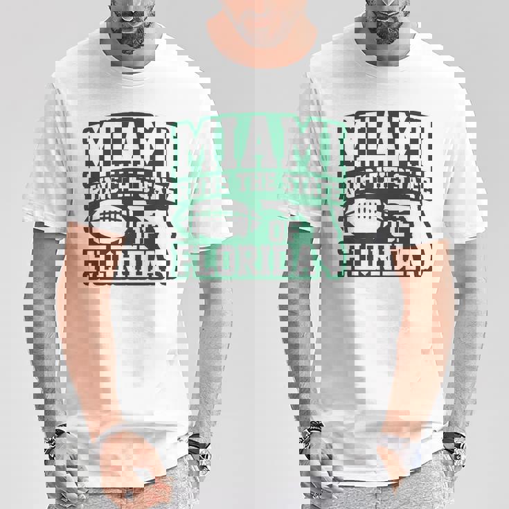 Miami Runs The State Of Florida Dade County 305 Pride T-Shirt Unique Gifts