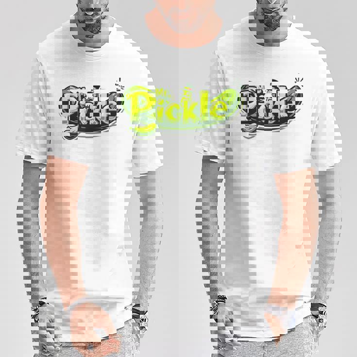 Mr Pickle ピクルス 風変わりで楽しいグラフィックピクルス Tシャツ 面白い贈り物