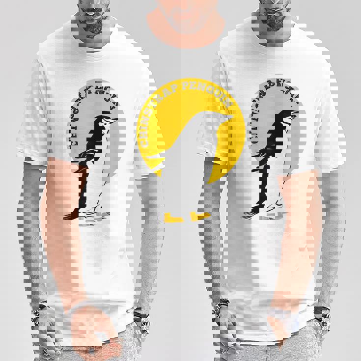 Reins ペンギン チンストラップ Tシャツ 面白い贈り物