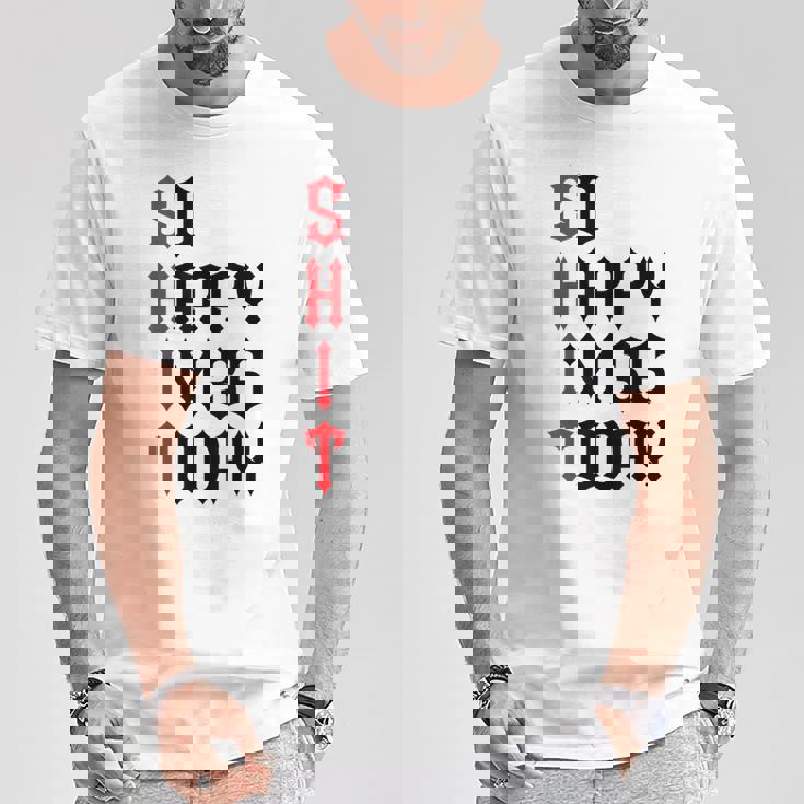 So Happy I'm 36 Today 36Th Birthday ジョーク 36歳の誕生日 Tシャツ 面白い贈り物