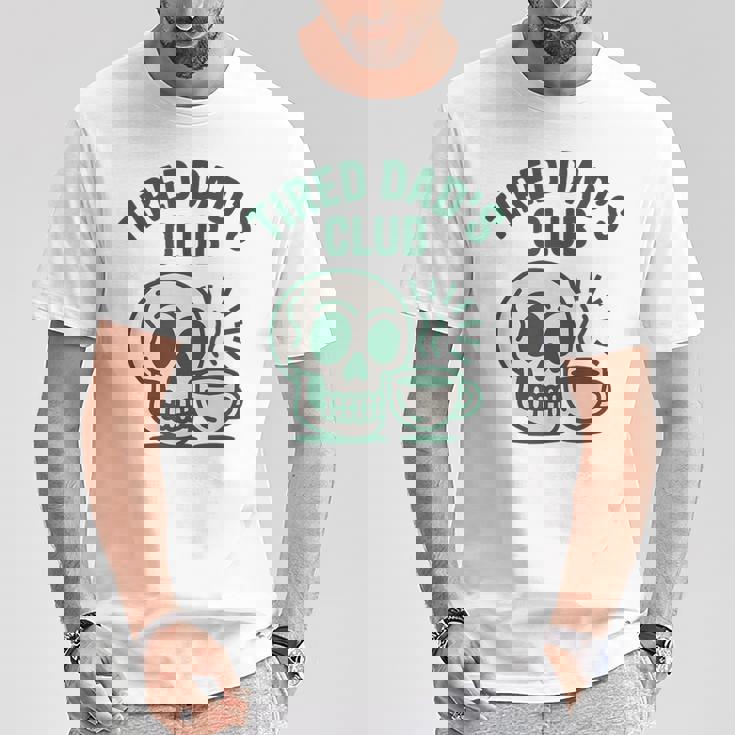 Tired Dads Club Divertente Papà Festa Del Papà Maglietta Regalos divertidos