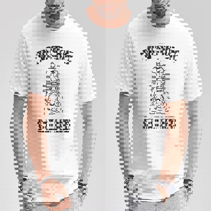 Twotroke Is All I Needs 面白いオートバイ愛好家ダートバイク Tシャツ 面白い贈り物