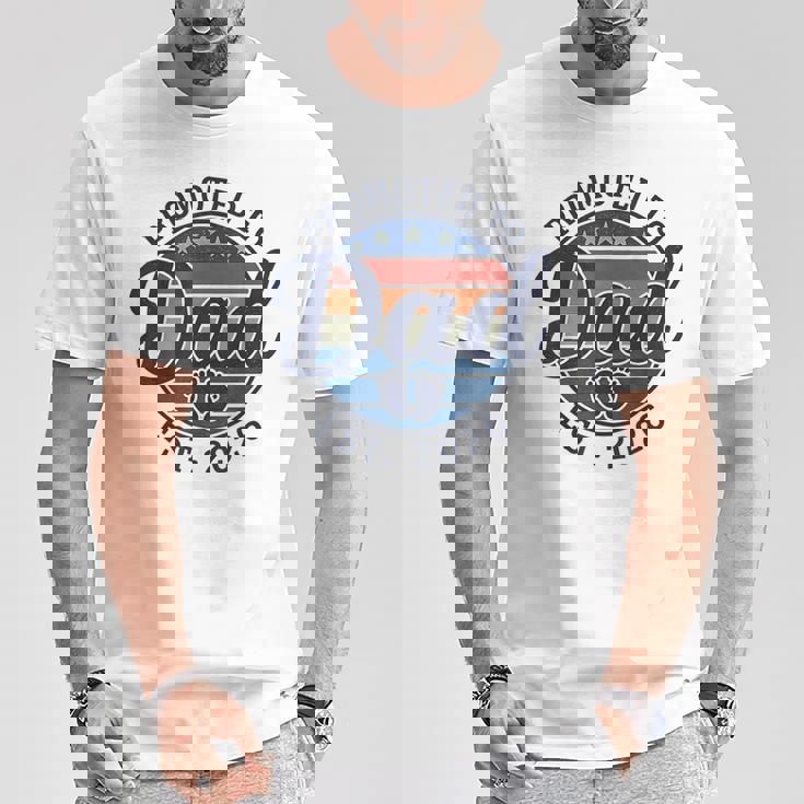 はじめてのお父さんがパパに昇進 2026 父の日男性 Tシャツ 面白い贈り物