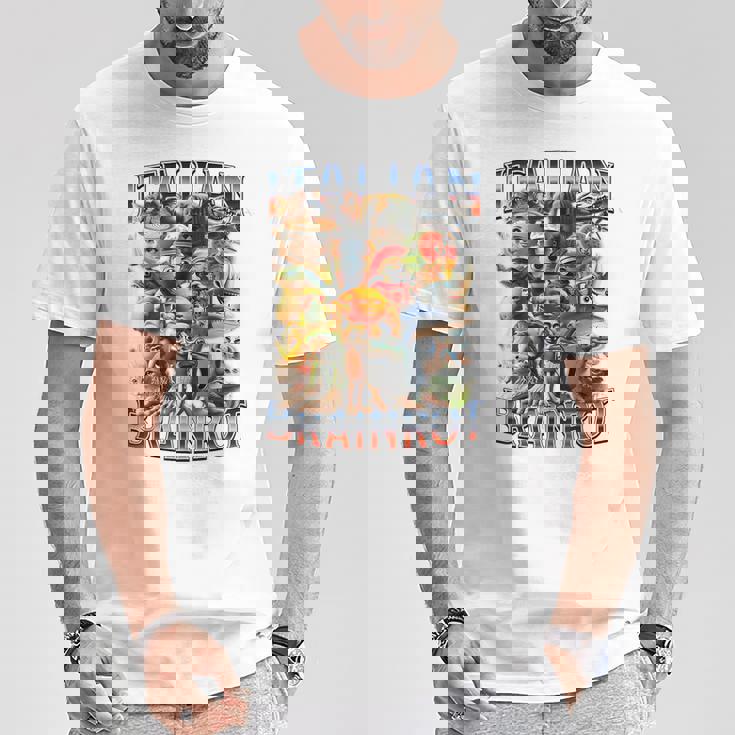 イタリアンブレインロットファニーイタリアンブレインロットミーム Tシャツ 面白い贈り物