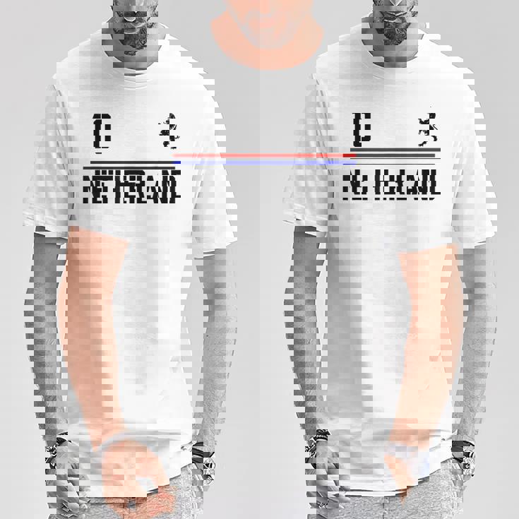 オランダサッカージャージ オラニエフットボールホランド Tシャツ 面白い贈り物