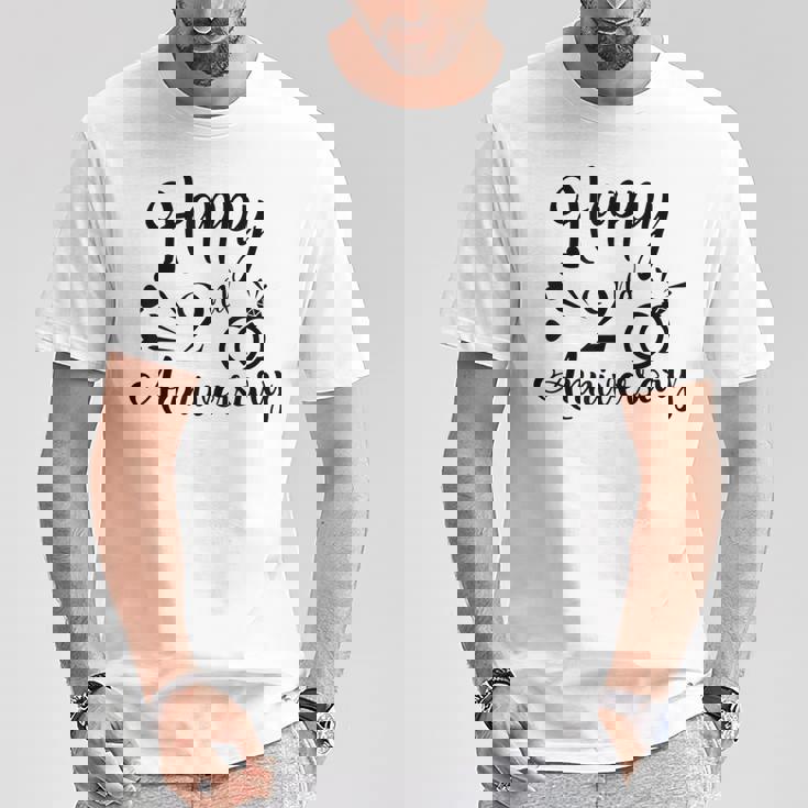 カップル2周年記念プレゼント クールな2周年記念 Tシャツ 面白い贈り物