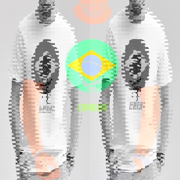 カポエイラ ブラジル国旗 Tシャツ 面白い贈り物