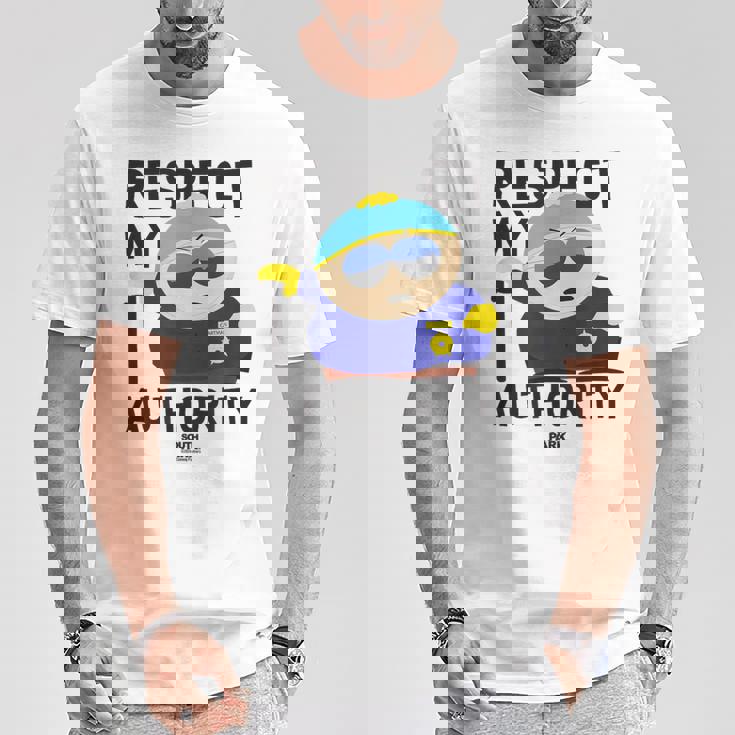 サウスパーク・カートマンリスペクト・マイ・オーソリティ Tシャツ 面白い贈り物