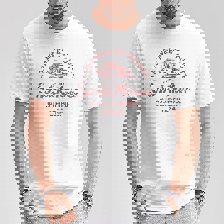 サンタモニカ カリフォルニア Tシャツ 面白い贈り物