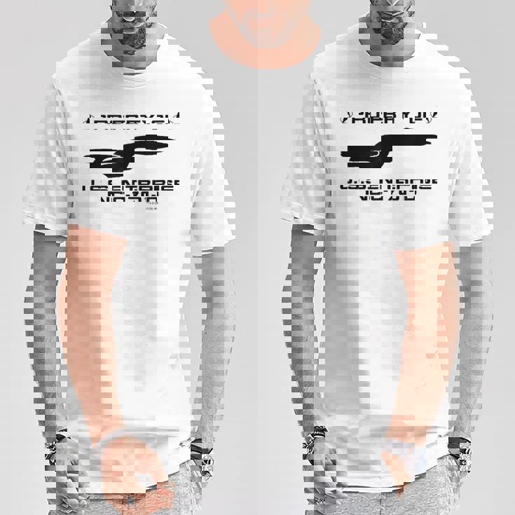 スタートレック 次世代uSSエンタープライズプロファイル Tシャツ 面白い贈り物