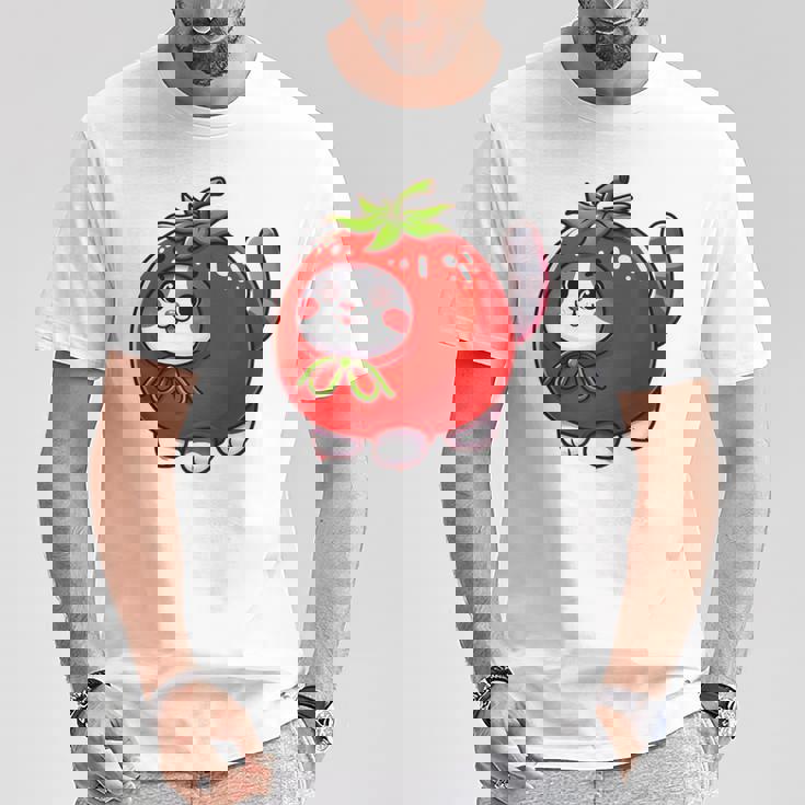 トマトの猫 コスチューム Tシャツ 面白い贈り物