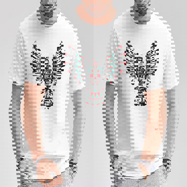 ネイティブアメリカン ファルコン 占星術 星座 インディアン Tシャツ 面白い贈り物