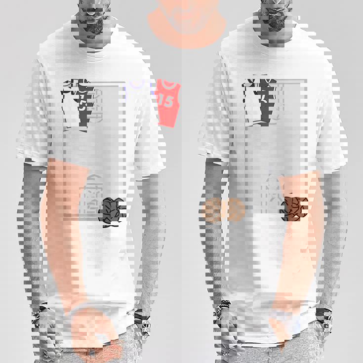 バスケットボール サイン帳 寄せ書き 色紙 先輩 先生 ありがとう、おつかれさま 贈る言葉 メッセージ Tシャツ 面白い贈り物