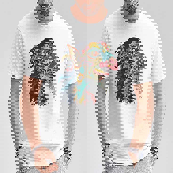 ババヤガ 神話 グラフィック ファンタジー イラスト ババヤガ Tシャツ 面白い贈り物