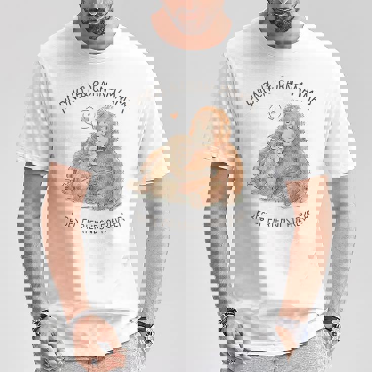 パンチとオランママのベスト・フレンズ・フォーエバー Tシャツ 面白い贈り物