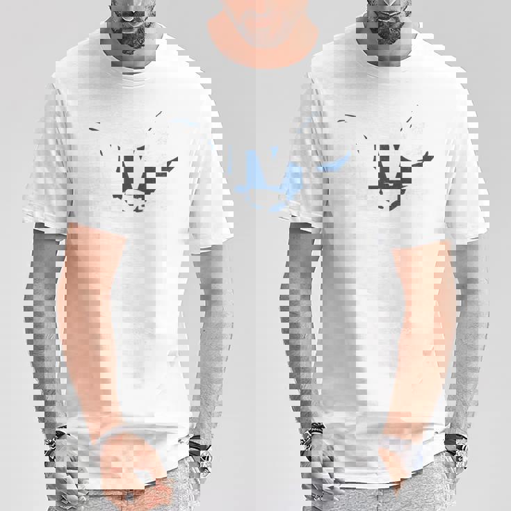 モルディブダイブマンタダイビング 長袖tシャツ Tシャツ 面白い贈り物