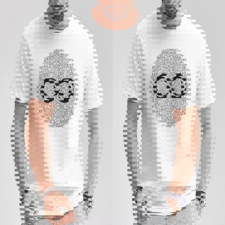 無限大の記号 Tシャツ 面白い贈り物