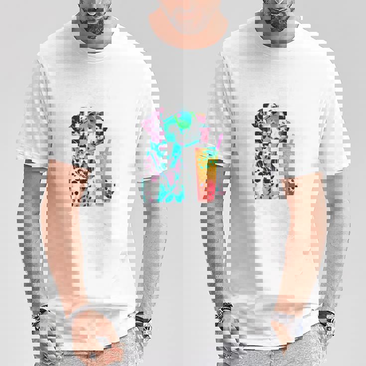 面白いtシャツ ダルメシアン イヌ わんこ メンズ 犬好き グッズ おもしろ 面白い 服 ネタ わんこ Tシャツ 面白い贈り物