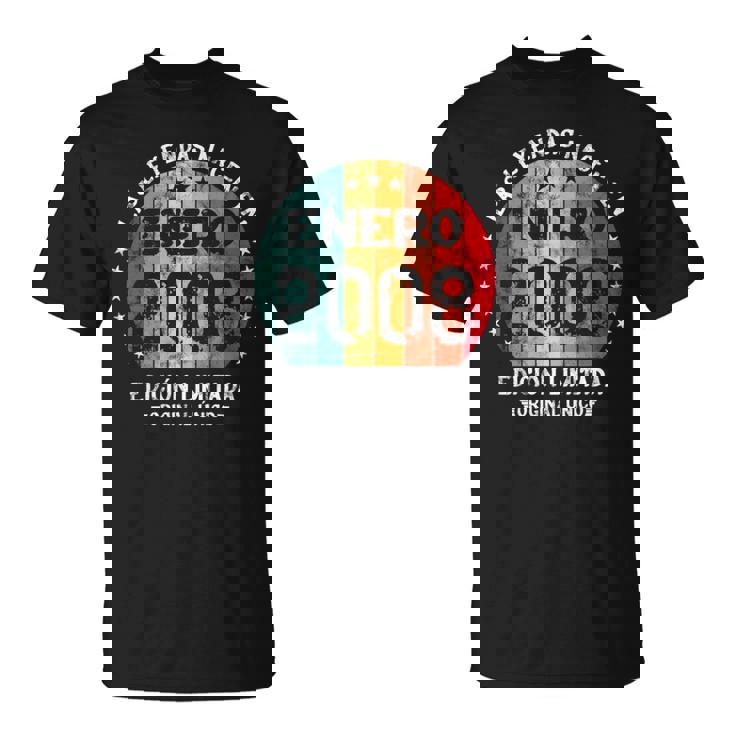 18 Años Cumpleaños Leyendas Nacen Enero 2008 Chica Chico Manga Larga Camiseta unisex