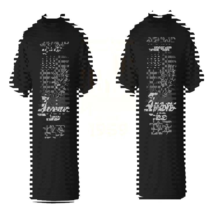 1959年、アメリカ国旗、イーグル、67歳の誕生日、愛国的 Tシャツ