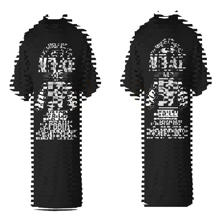 1964年生まれの男性の面白い59歳の誕生日 第59章 Tシャツ