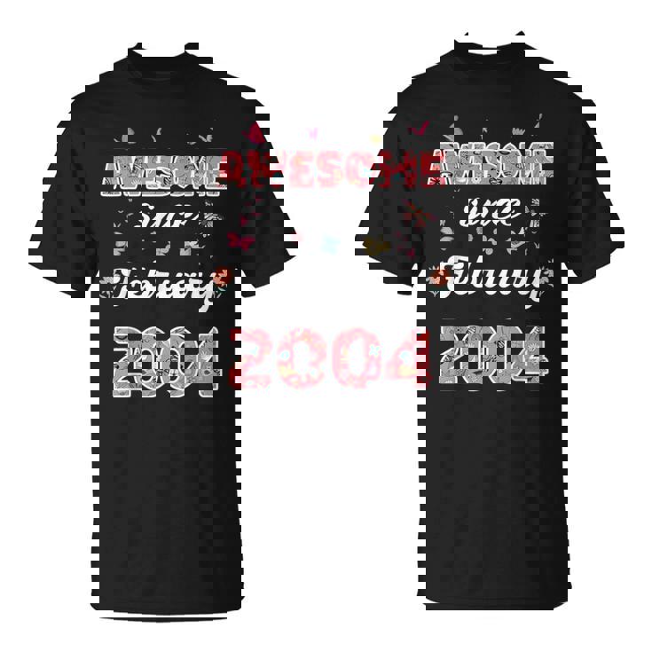 2004年2月から素晴らしい花、2004年2月の誕生日。 Tシャツ