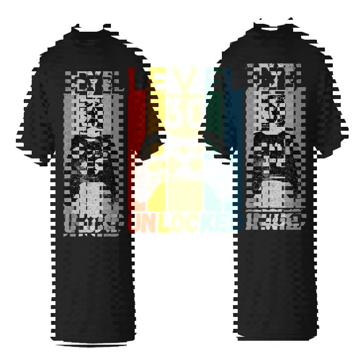 30歳の誕生日 レベル30 ロック解除 ビデオゲーム ゲーマー 男の子 ギフト Tシャツ