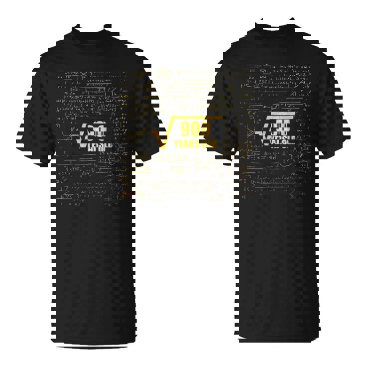 30歳の誕生日 四角根 900 30歳 算数 楽しい Tシャツ