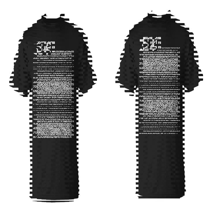 314 円周率の日 数学 非合理数 円周率 長袖tシャツ Tシャツ