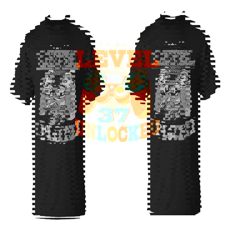 37歳の誕生日プレゼント 37歳 男性と女性、ビデオゲーム 1984年生まれ Tシャツ
