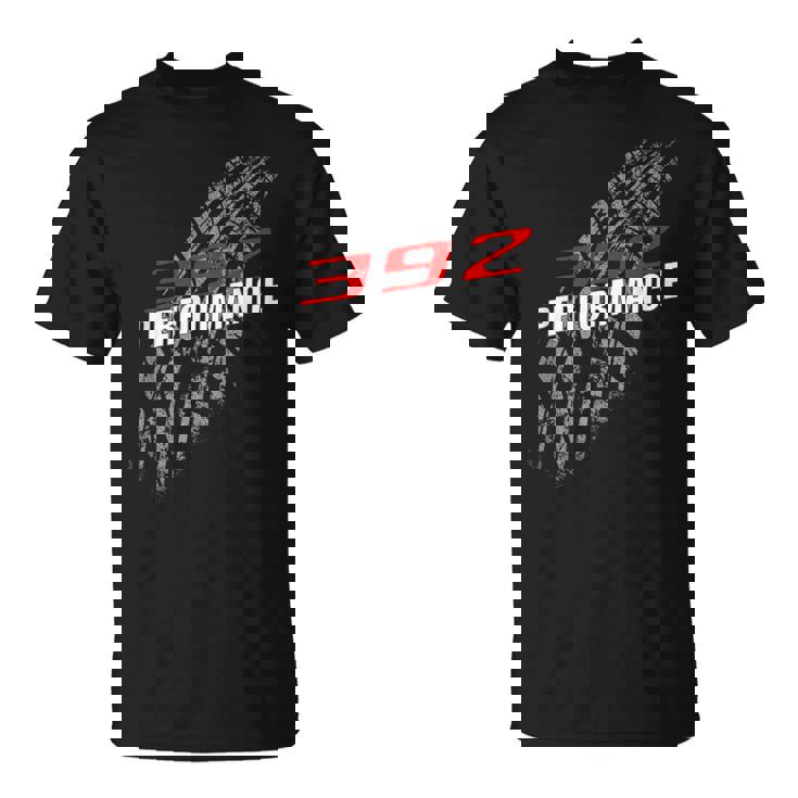 392 パフォーマンス 64 タイヤマーク レースカー Tシャツ