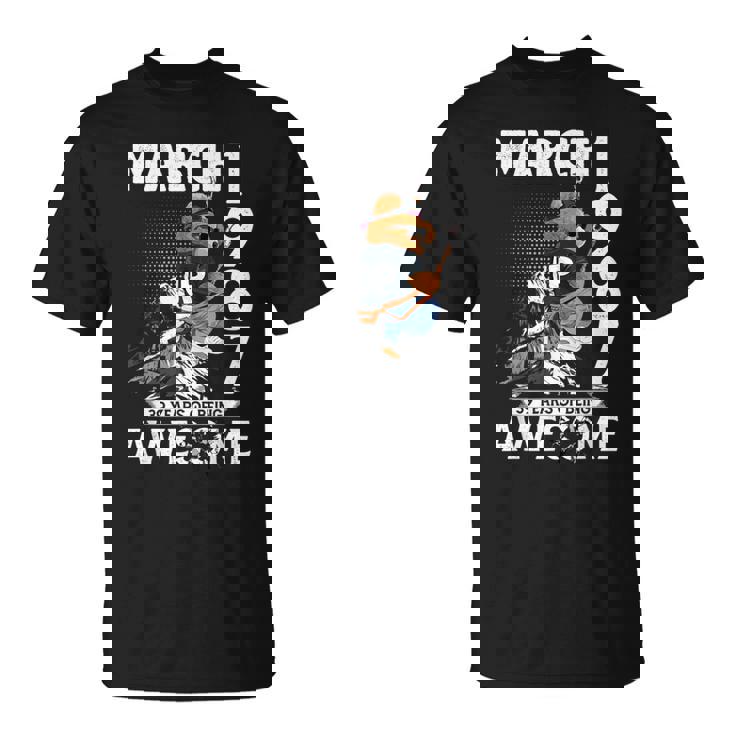 39Th Birthday Legends March 1987Intage 39 Years Old Tシャツ