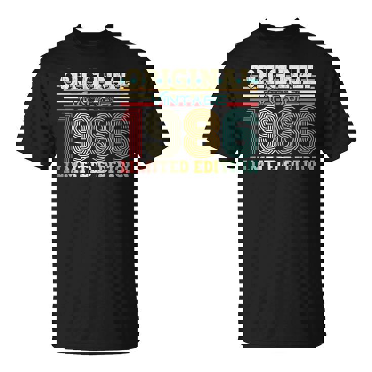 40 歳の誕生日 男性 オリジナル ヴィンテージ 1986 年 ギフト 長袖tシャツ Tシャツ