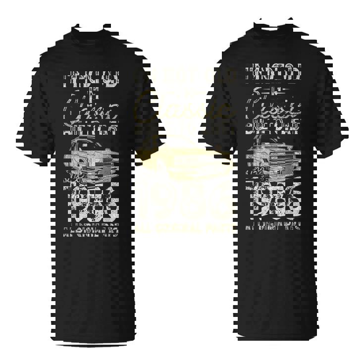 40 歳の誕生日、1986 年以来、クラシックカー、40 歳 Tシャツ