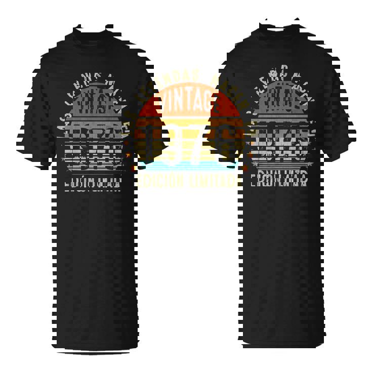 49 Años Cumpleaños Hombre Regalointage 1976 Camiseta unisex