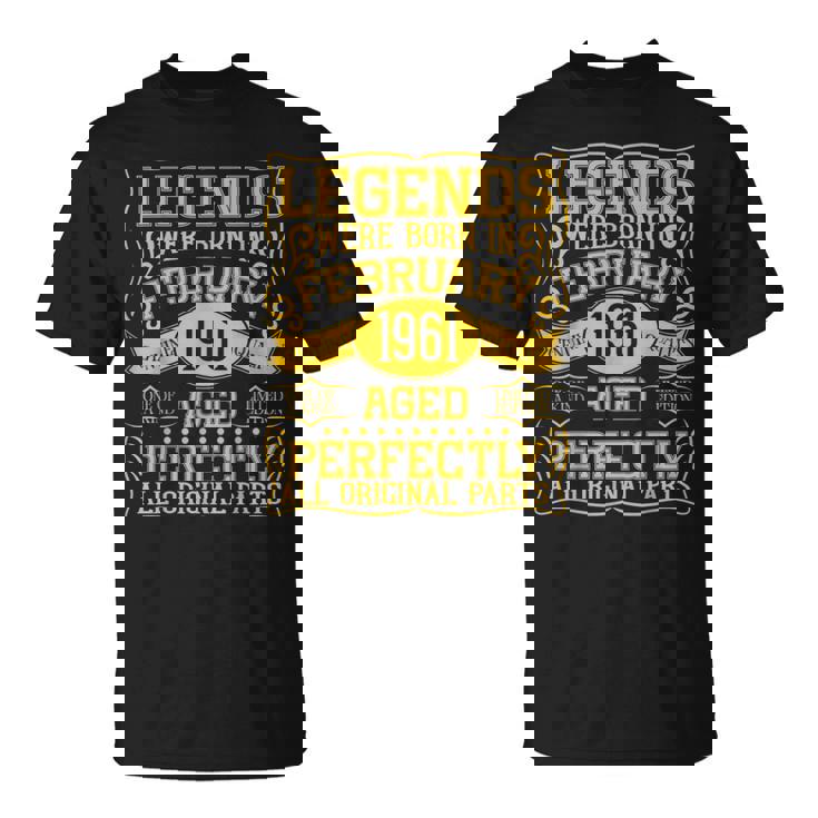 55歳の誕生日伝説は1961年2月に誕生しました。 Tシャツ