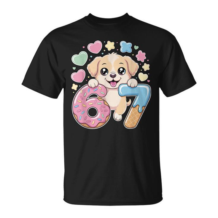 67 Six Seven Hand Gesture Meme T-Shirt - Seseable