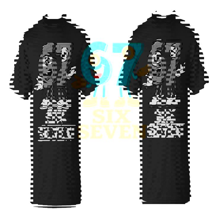 67 シックスセブン 6-7 面白いイタリアンブレインロットスラングゲームミーム 長袖tシャツ Tシャツ